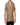 Chemise cardigan beige foncé demi-manches en coton