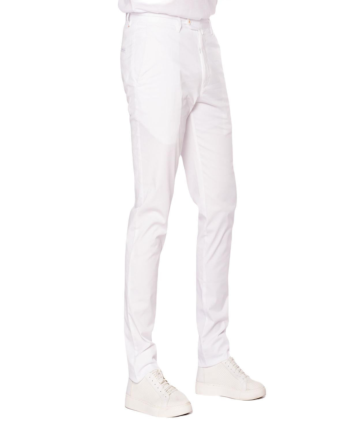 Pantalon blanc en coton