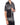 Chemise imprimée noire en viscose