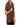 Chemise marron avec revers en lin