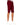 Short bordeaux en lin