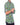 Chemise imprimée verte en lin