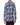 Chemise imprimée mauve en lin
