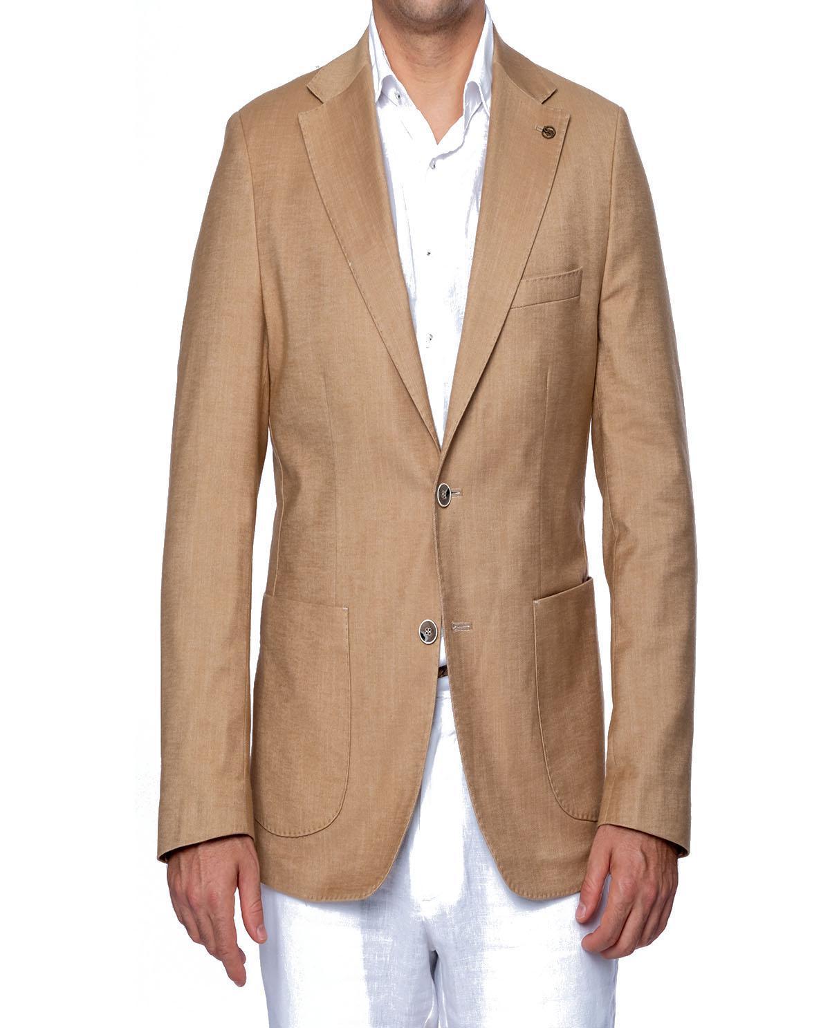 Veste beige en coton