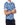 T-shirt imprimé bleu roi en coton