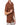 Chemise marron avec 2 poches en lin