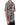 Chemise imprimée floral noir en viscose
