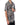 Chemise imprimée floral noir en viscose
