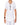 T-shirt blanc à col rond en coton