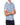 T-shirt imprimé floral bleu en coton