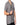 Chemise cardigan gris demi-manches en coton