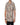 Chemise imprimée marron en viscose