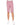 Short rose corail en lin