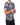 T-shirt imprimé floral noir en coton