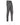 Pantalon noir à grandes rayures blanches en coton
