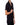 Chemise noire avec revers en lin